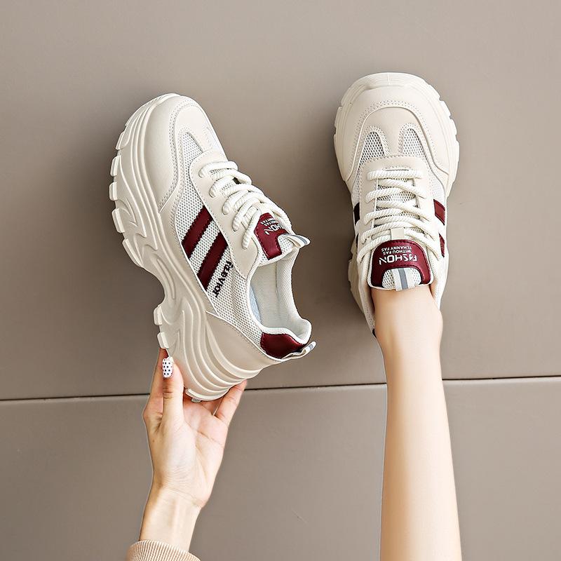 

Factory dad shoes women s 2025 new spring and summer mesh breathable sports shoes show small feet sports leisure women 35