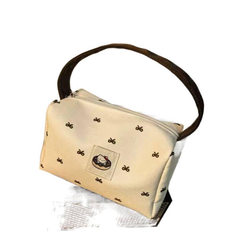 Große Make-up-Tasche im Cartoon-Stil für Jugendliche mit Reißverschluss.