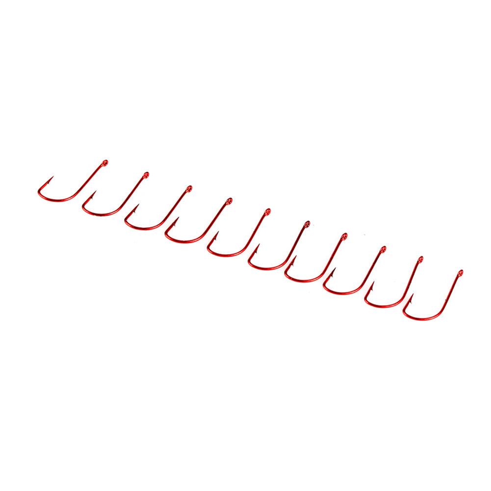 Red 10 Pcs/bag Hooks 11#/12#/13#/14# 6#/7#/8#/9#/10#