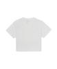 Emelbi Women'S Sheriff Logo Point Comfortable Crop Short Sleeve T-Shirt Ny (White)