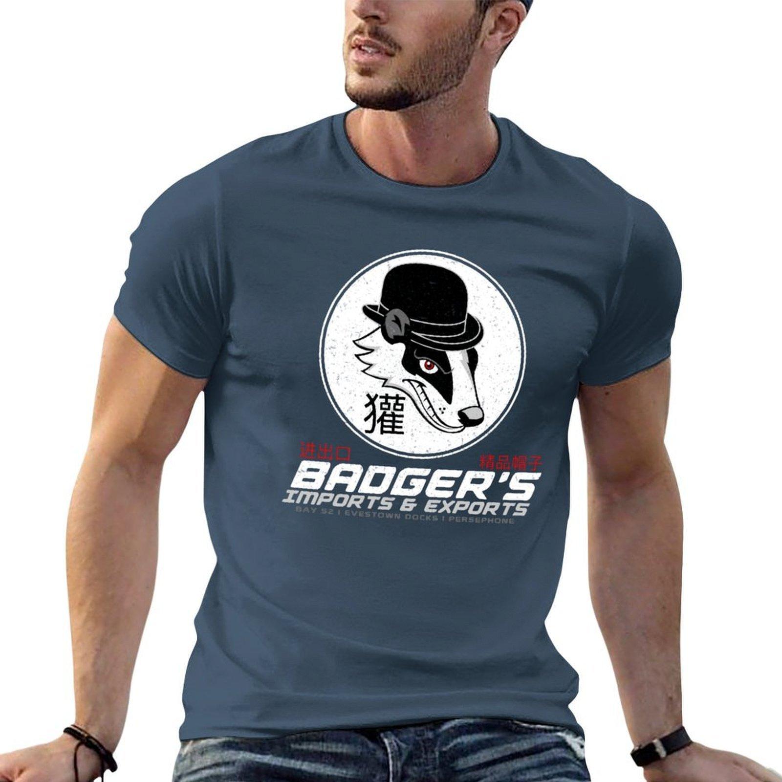 Badgers Imports And Exports Inspired By Firefly Tshirt Unisex T Shirts Cotton T Shirts For Unisex Cotton Tshirt S