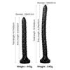46cm Black PVC Extra Long Anal Plug Dilator Masturbator Sex Toy for Men and Women Dildo Big Dick Realistic Penis