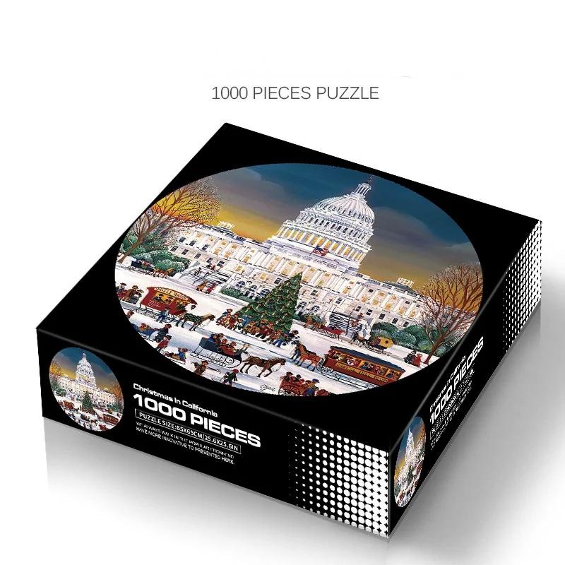 1000 Pieces Jigsaw Puzzle for Adults Challenge High Difficulty Large-sized Puzzle Toys Can Be Used As Home Mural Decoration Gift