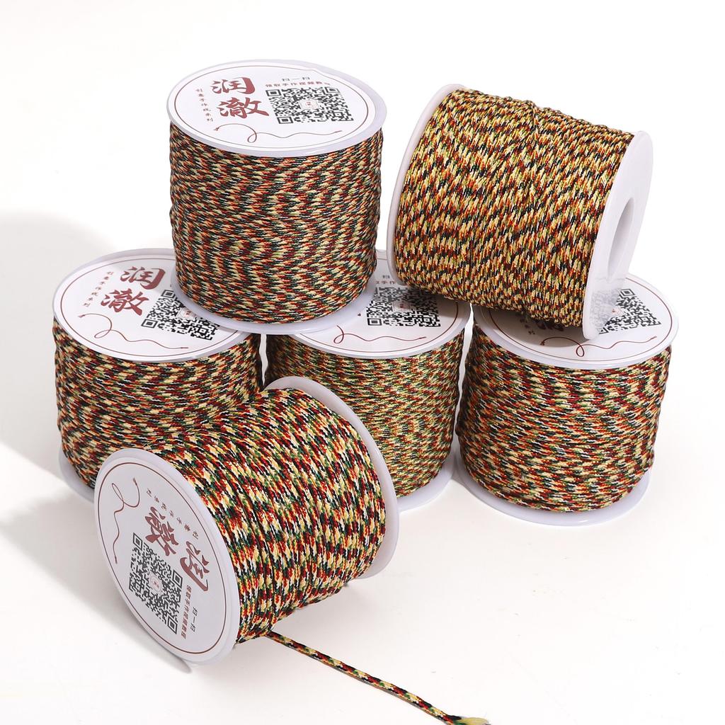 27-120Meter Cotton Cord Nylon Cord Thread String DIY Beading Braided Bracelet Jewelry Making