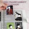 INS Pu Leather Photocards Holder Album Cards Collect Book Photo Card Storage Book Binder Cover Binding Machine