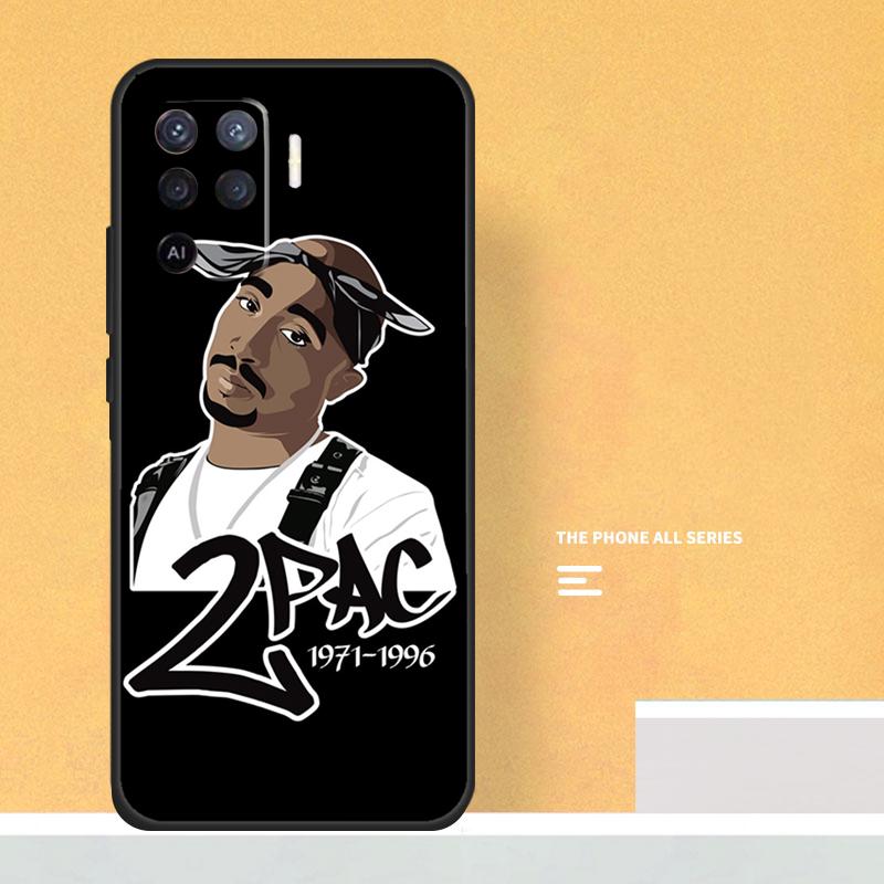 Rapper 2pac Singer Tupac Case For Oppo A5 A6 Pro A16 A76 A96 A17 A57 A40 A60 A80 A98 A58 A78 A18 A38 A54 A74 A94 A15