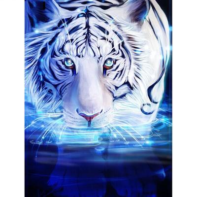 Volle Runde Bohrer Diamant Stickerei Tiger 5D DIY Diamant Malerei Kreuzstich Strass