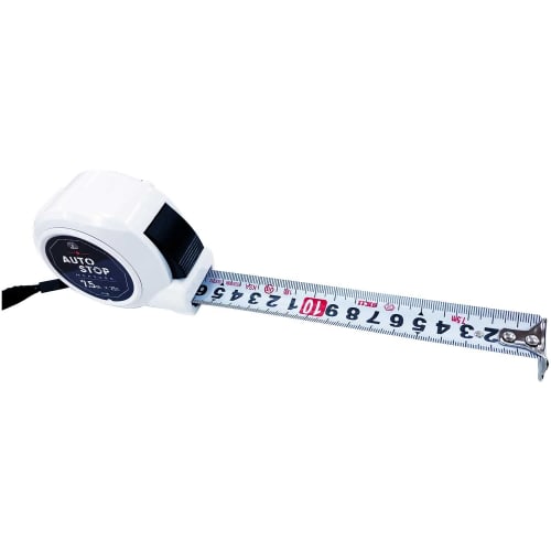 SK11 Auto-Stop Conveyor Design Tape Measure, JIS Class 1, 25mm Wide x 7.5m Long, SDM-2575AS