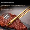 1PC Stainless Steel Barbecue Tongs Kitchen Tongs, Vegetable Tongs Reusable Barbecue Meat Tongs Cooking Tweezers Kitchen Tools