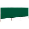 3 Piece Windscreen Mesh 400 X 80 Cm Green