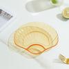 Kangxingda Plastic Transparent Snack Plates (Set of 5)