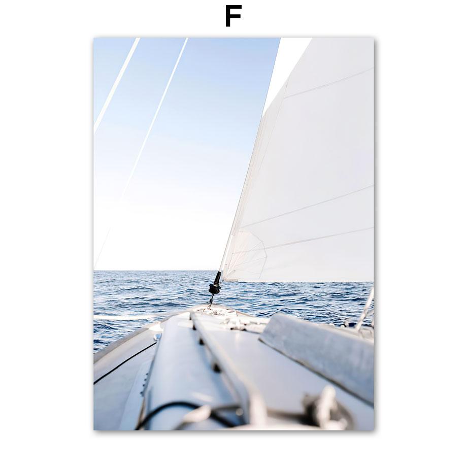 

Настенная картина на холсте, синий океан, белый песок, камень, холм, пляж, плакаты на скандинавскую тему и принты, настенные панно для декора гостиной 60X80 cm No Framed