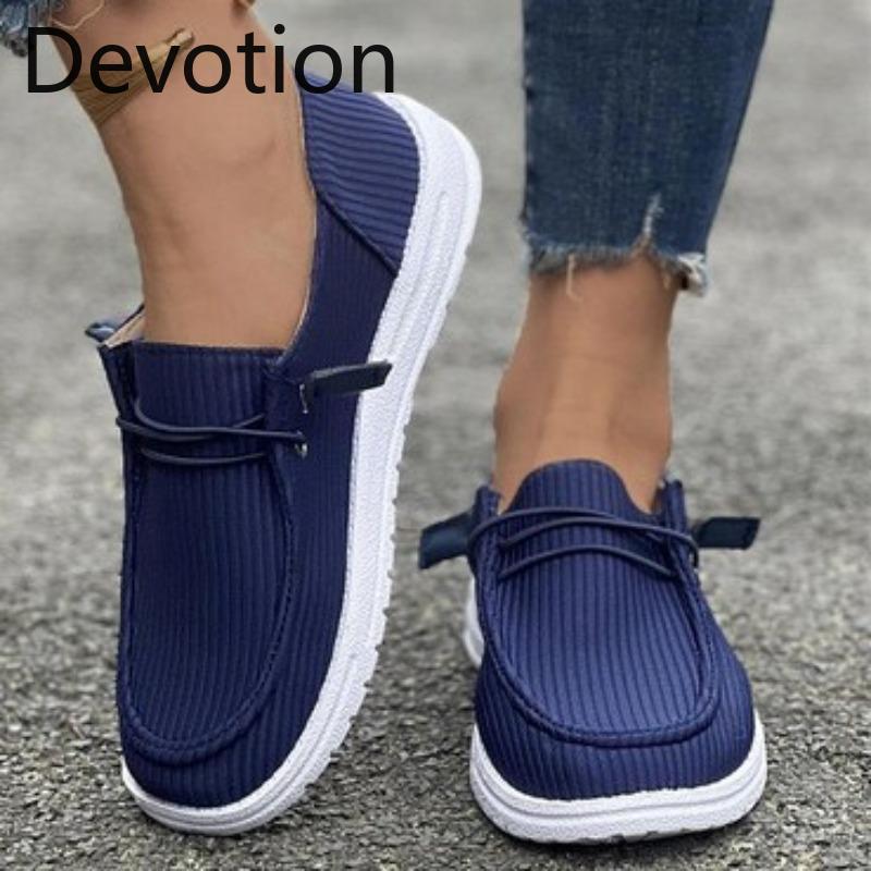 Large-size Casual Breathable Sneakers for Women, New Style, Flat Bottom, Low Heel Shoes Devotion