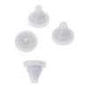 100Pcs Shower Head Replacement Nozzles Silicone Shower Nozzle Replacement Shower Head Sprays Hole Round Tip Enduring