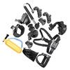 12PCS Action Camera Accessories Kit Adjustable Headband Floating Handle Assembly for Hero 11 10 9 8