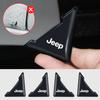 2Pcs Silicone Car Door Corner Cover Anti-Scratch Protection Stickers For Renegade Wrangler JL JK Gladiator Grand Compass
