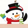 Money Holder Ornament Hangable Wooden Christmas Money Holder Clip For Tree For Family Friends Kids Couples Daughter Son Wall