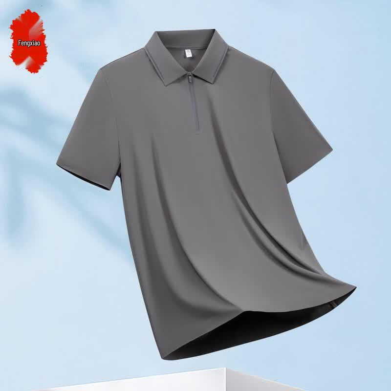 Summer Ice Silk Cool-touch POLO T-shirt 3XL