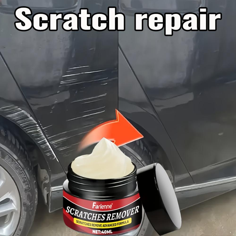 Nano Gloss Scratch Repair Wax with Sponge – Swirl Remover & Clay Scratch Repair Kit – Safe for All Paint Colors, PVC Material, C