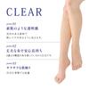Revual CLEAR Smooth and Sunny Made in Japan Five-Toe Stockings, Comfortable, Knee-Length Socks, Beige, Natural, Brown, Cool, Leg-Lengthening,