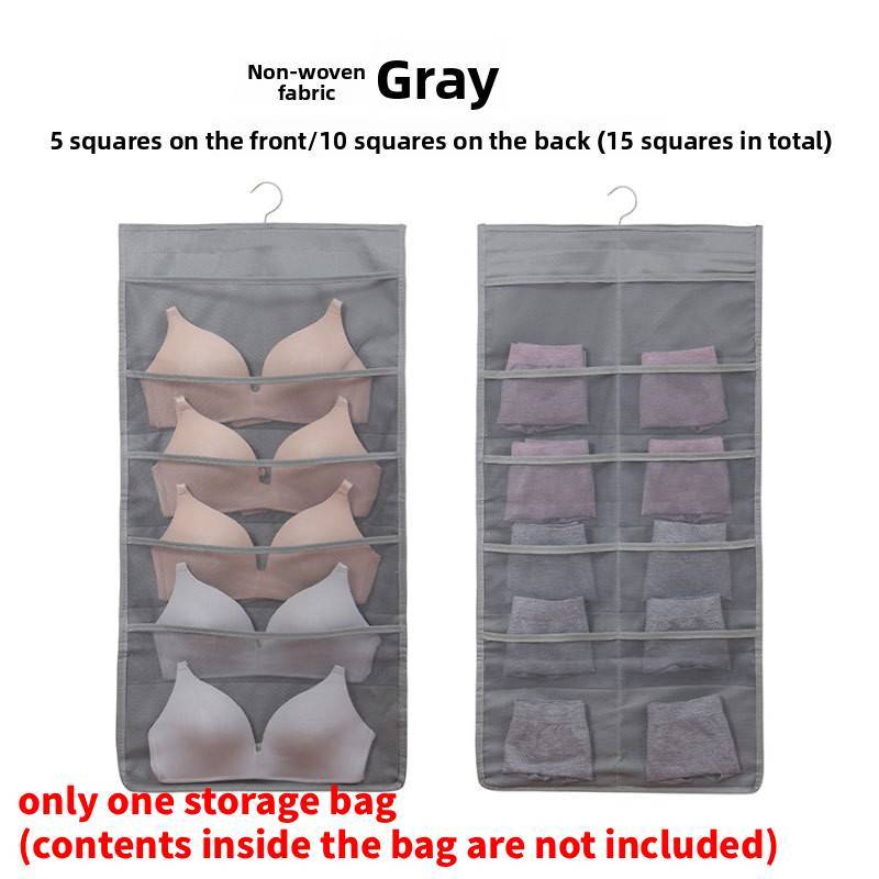 Underwear Organizer Wall Hanging With Nonwoven Fabric For Bedroom Storage