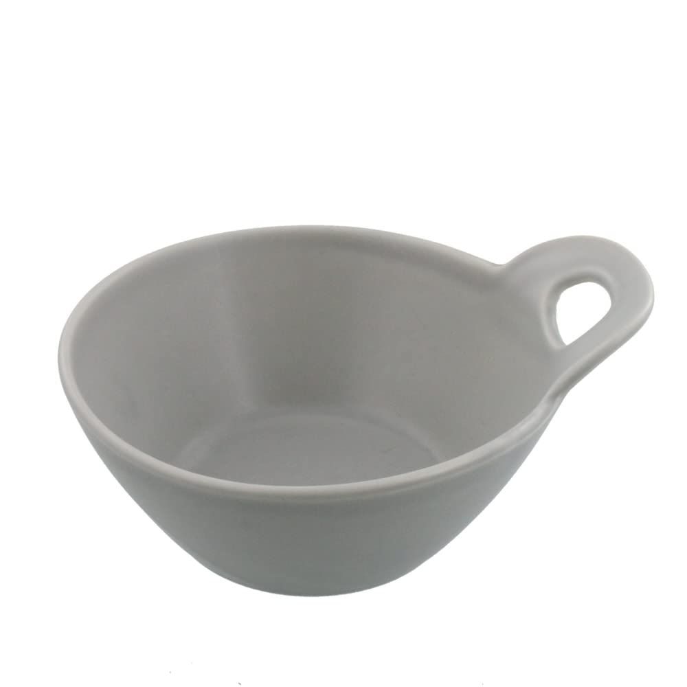 

EAST table Tonburi Bowl with EAST x Made in Modern Dishwasher and Microwave Safe Handle, Original, Gray, ks-038-02, 15.4 13.2 cm, Japan, Design, серый