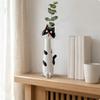 Katzenblumenvase Nordischer Stil Harz Katze Handgemacht Tischornament Weiß