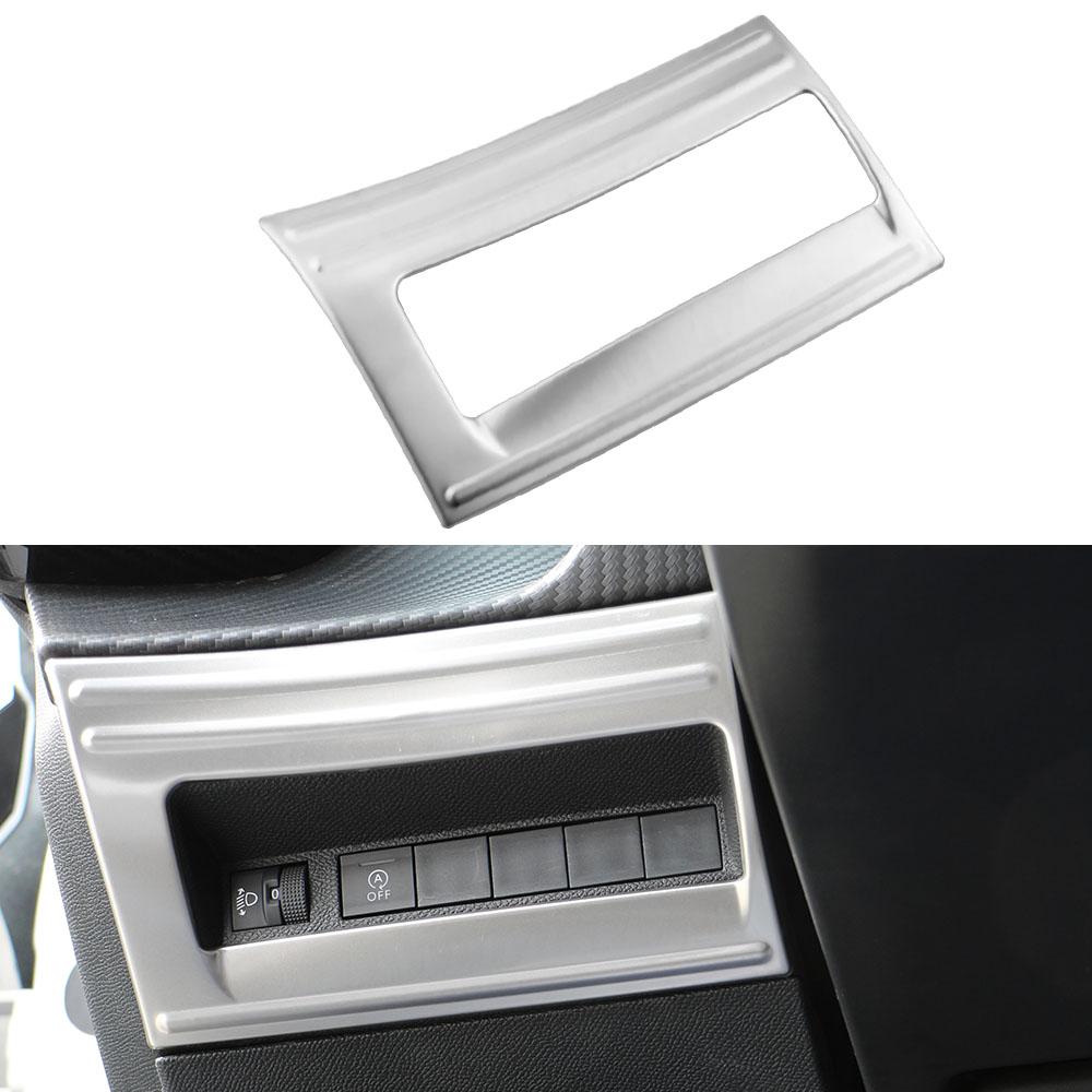 1pc Stainless Car Headlight Adjustment Button Trim Cover for Peugeot 2008 2019-2023 E2008 2020-2022 208 2020-2023 E208 2020-2023 LHD