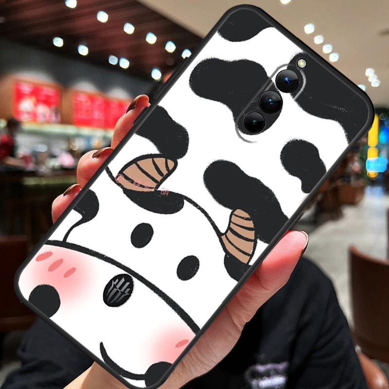 Milk Cow Skin Print Luxury Case For ZTE Nubia Red Magic 10S 10 8 9 8S 9S 11 Pro Plus 10 Air 5G 6R 6 7 6S 7S Pro Cover