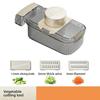 5 Interchangeable Blades Multi Functional Slicer Detachable Grating Function Vegetable Cutting Tool Manual Operation