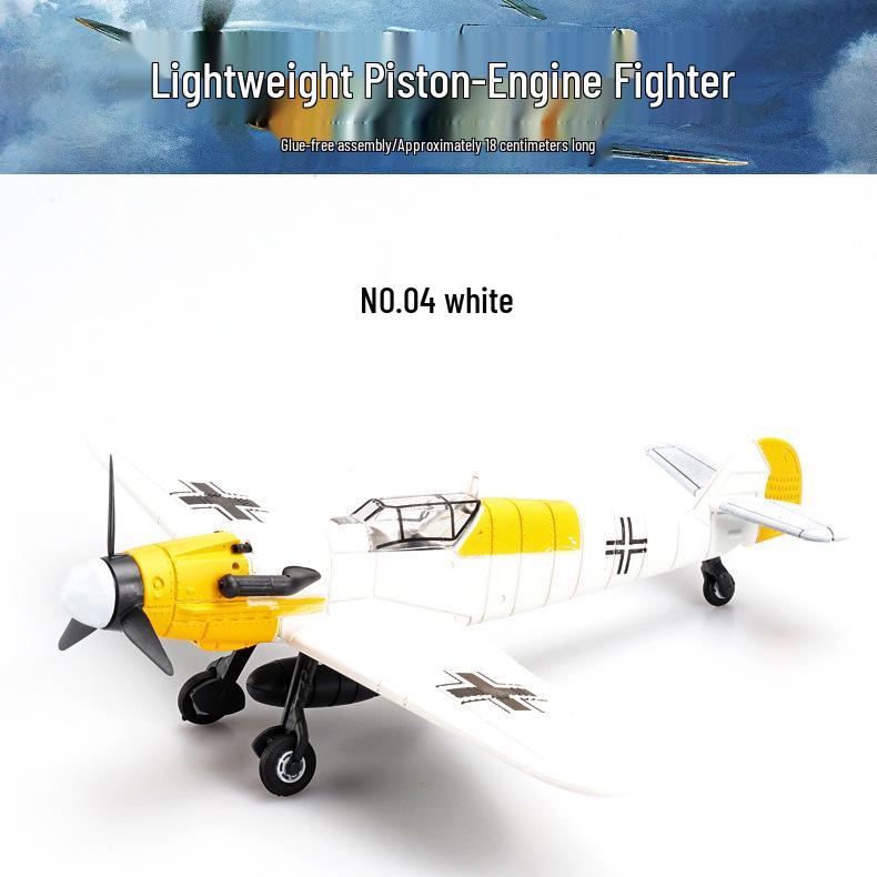 1/48 Scale WWII Corsair & Spitfire Fighter Aircraft Model Kit - 4D Assembly for Boys, Military Collection Ornament (30 Variations)