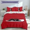 3pcs Football Club Logo Duvet Cover Set, Includes 1 Duvet Cover and 2 Pillowcases,Skin-Friendly&Comfortable Fabric,Suitable Bedding Sets
