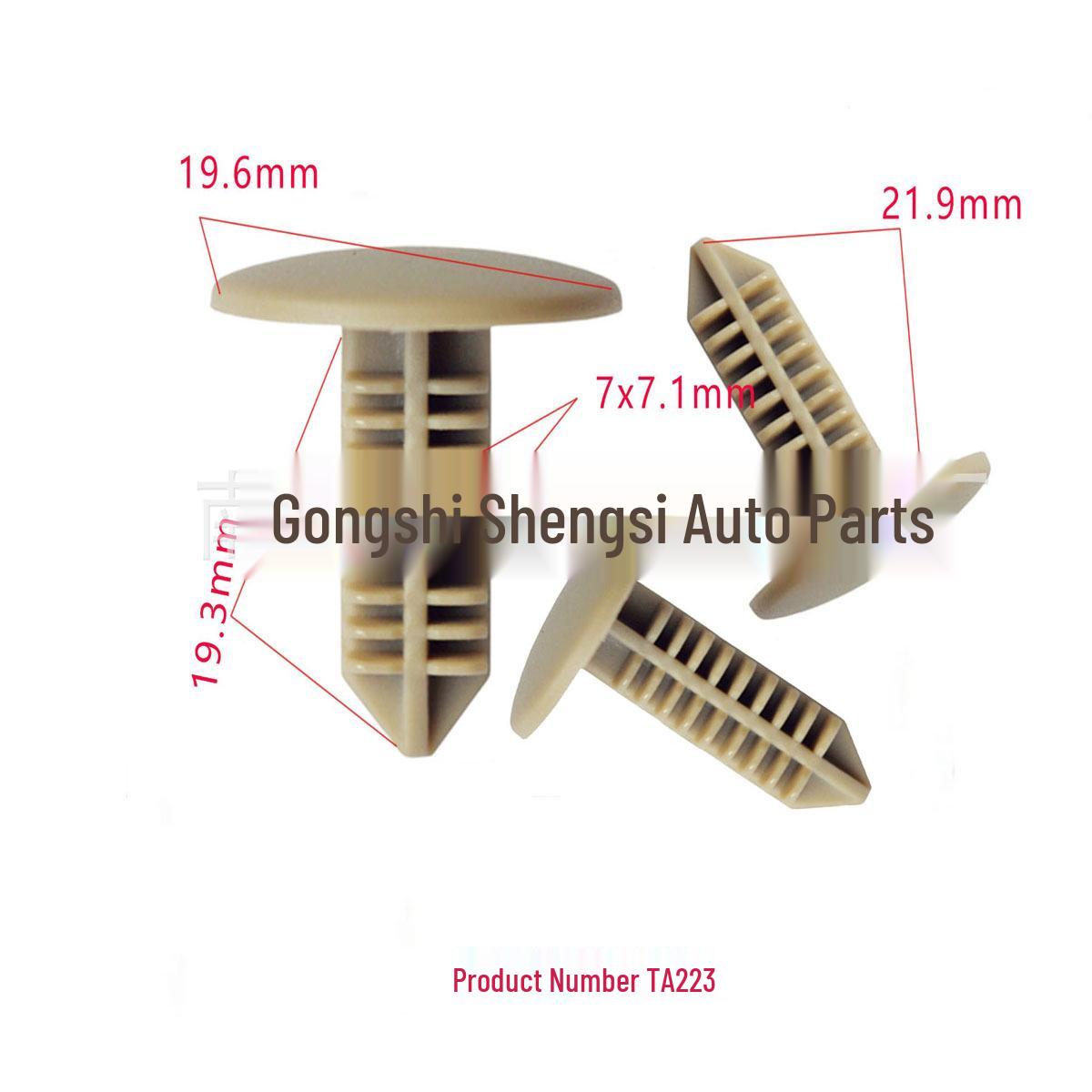 

Toyota Car Interior Barbed Rivet Trim Clips: 7x7.1mm Hole Diameter for Headliner Installation 10000 Pieces