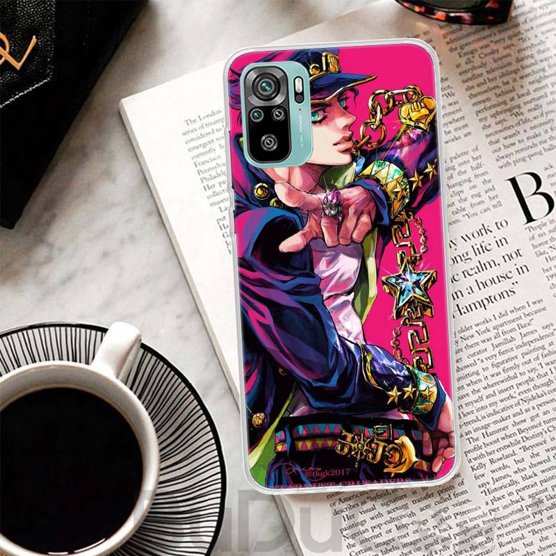 JoJo's Bizarre Adventure Kujo Jotaro Cover For Xiaomi Redmi Note 14 13 12S 12 11 Pro Plus Phone Case 11S 10S 10 11E 11T + 9S 9 P