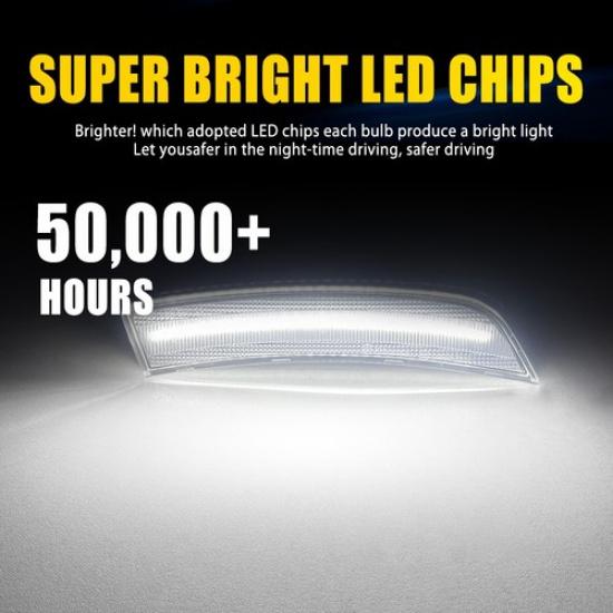 2PCS Side For LED Marker ZN8 Light Toyota ZD8 Subaru -2024 Amber/White Lamp