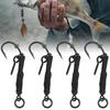12PCS with Barbed Carp Fishing Hook with Swivels Fishing Hook Kit Ronnie Fishing Hook  Carp Fishing