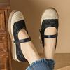 Fashion Elegant Women's Air Mesh Espadrilles Belt Strap Lace Mary Janes Ladies Breathable Lace Fisherman Shoes Embroidery Flats Loafers