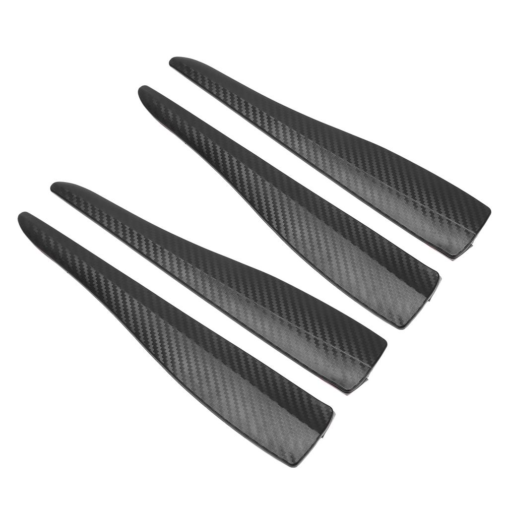 Car Bumper Protector Carbon Fiber Style 28cm Anti Scratch Strips Sticker Molding Protection Edge Corner Guard