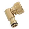 Brass Hose Adapter 3/4 BSPF Threaded Tap Connector 90 Degree Nipple Quick Connect Garden Hose Fittings For Watering Irrigation