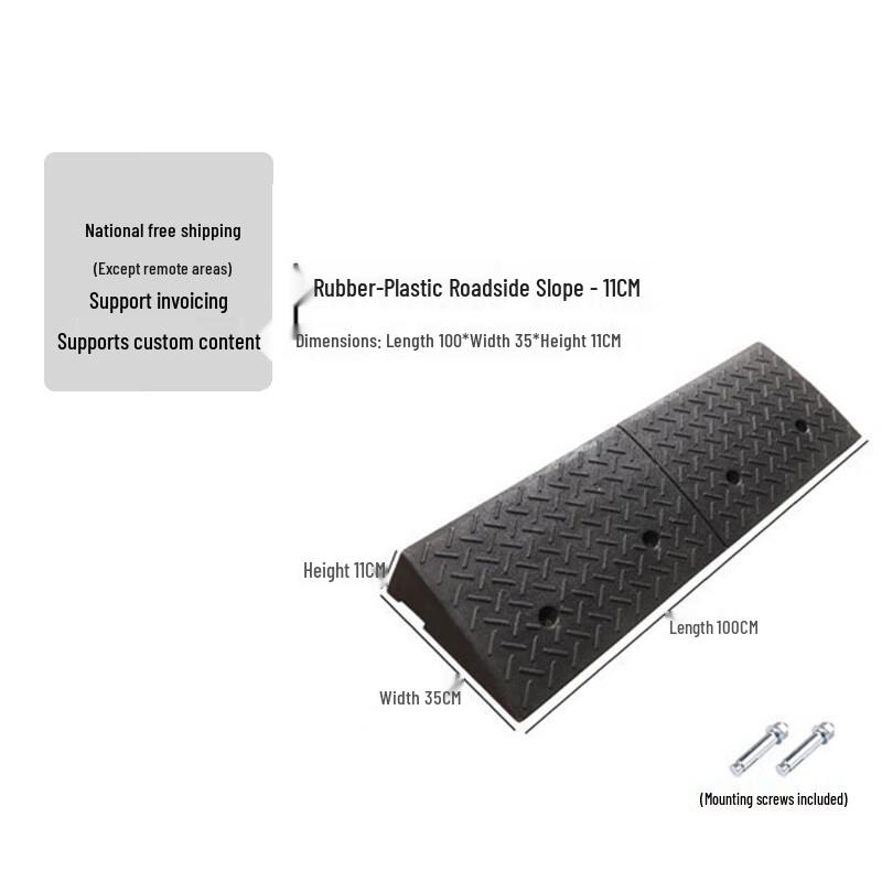 Rubber Plastic Curb Ramp