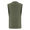Women's Fashion Color Casual Sleeveless Cardigan Button Loose Cotton Linen Shirt Top