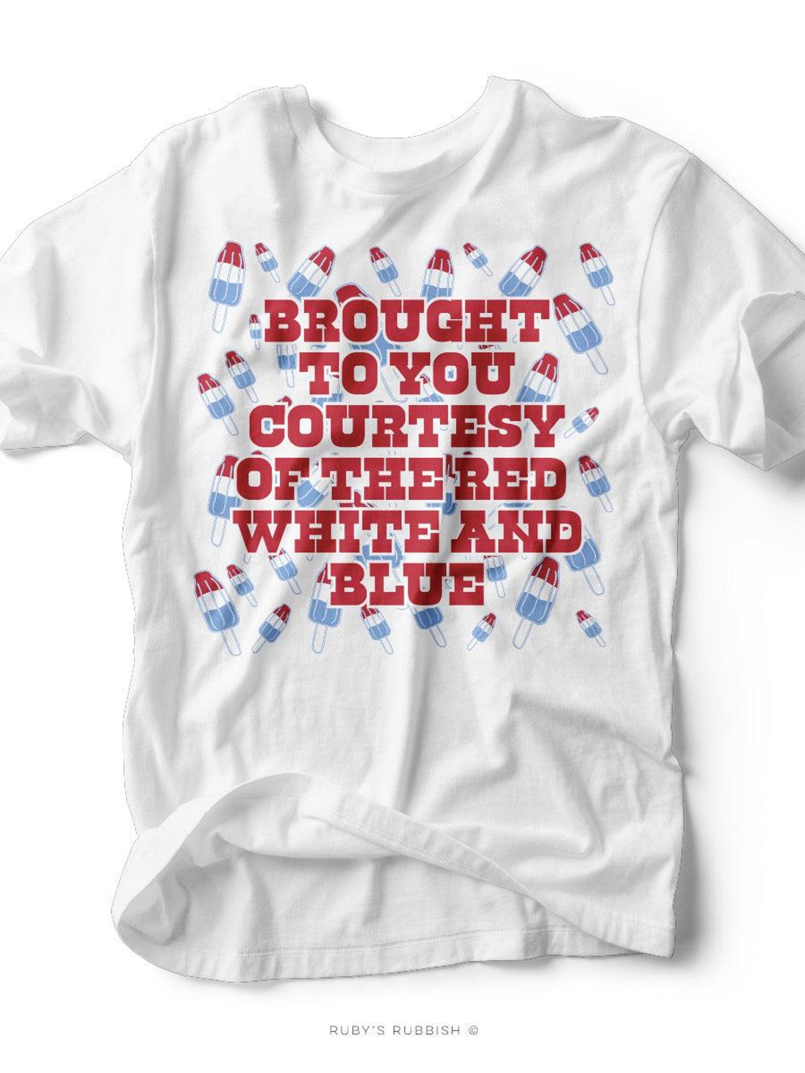 Courtesy of the Red, White, & Blue | Americana T-Shirt | Ruby s Rubbish® L