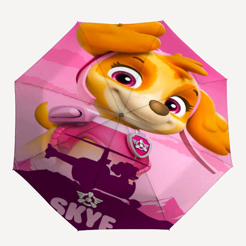PAW Patrol Theme Automatic Umbrella, Lightweight & Portable, 8 Rib, Perfect for Outdoor Travel, Birthdays, Christmas, Gifts.