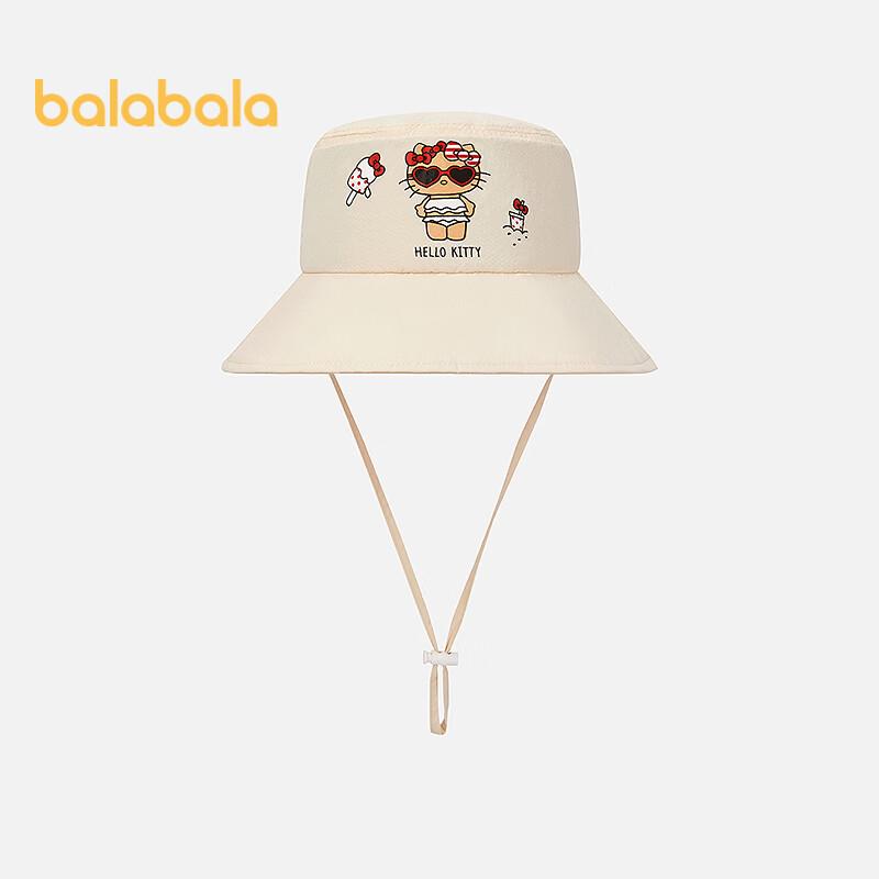 Balabala Girls Sanrio Wide-Brim Fisherman Sun Hat 110