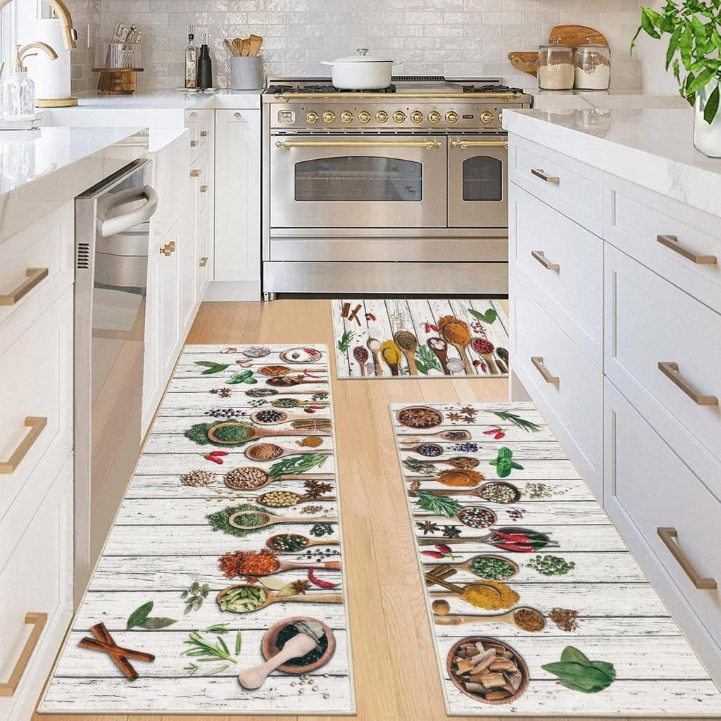 Kitchen Floor Mat  Non-slip Area Rug Home Decoration Wear-resistant Carpet Room Decor Foot Mats Alfombra De Cocina