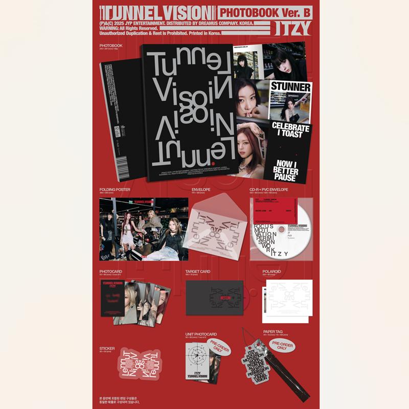 [Pre-order] ITZY - Tunnel Vision (Photobook Ver.)(Online Benefit)