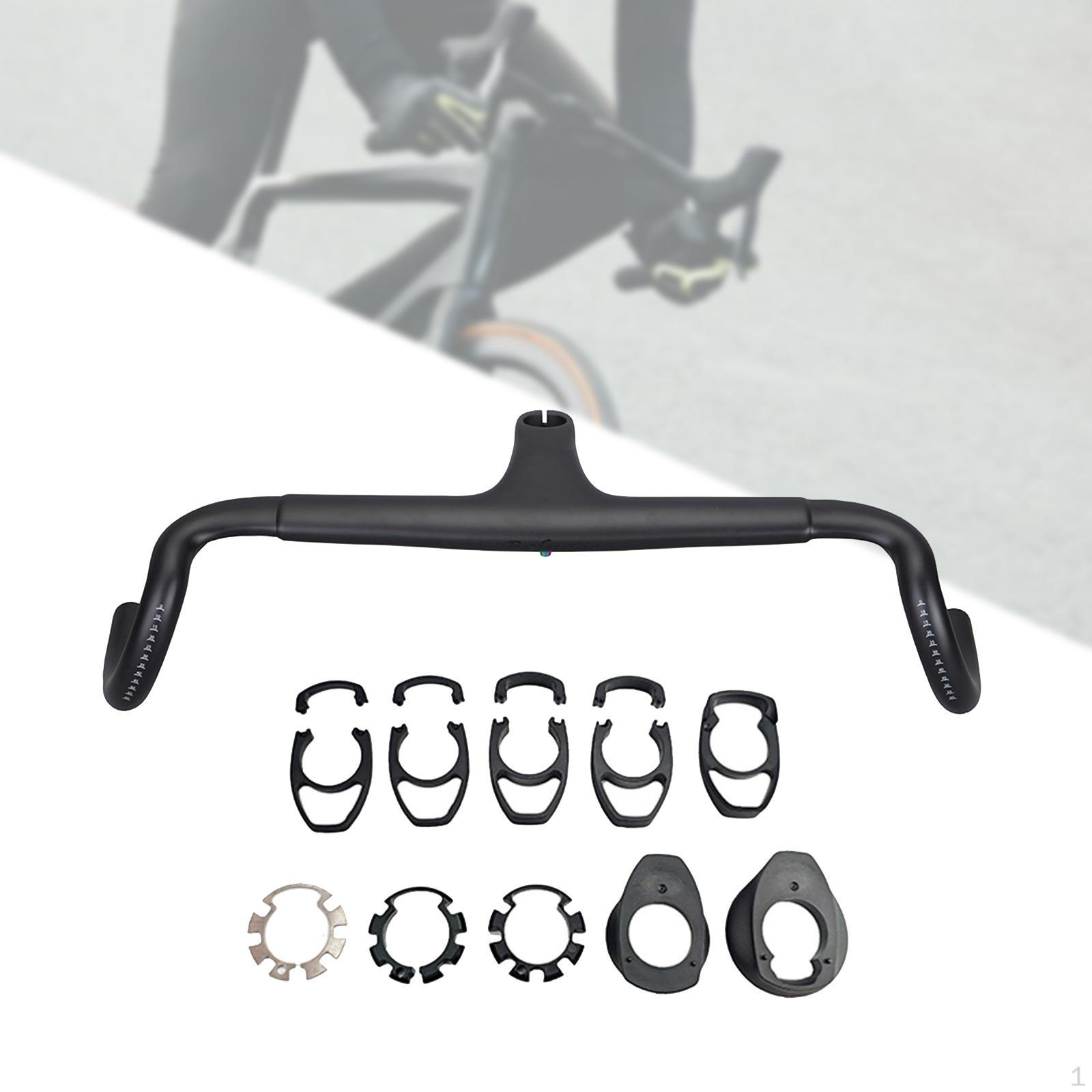 

Кермо для шосейного велосипеда Вигнуте Велосипедне кермо Міцне Модне З дропом Інтегроване для 440mmx110mm