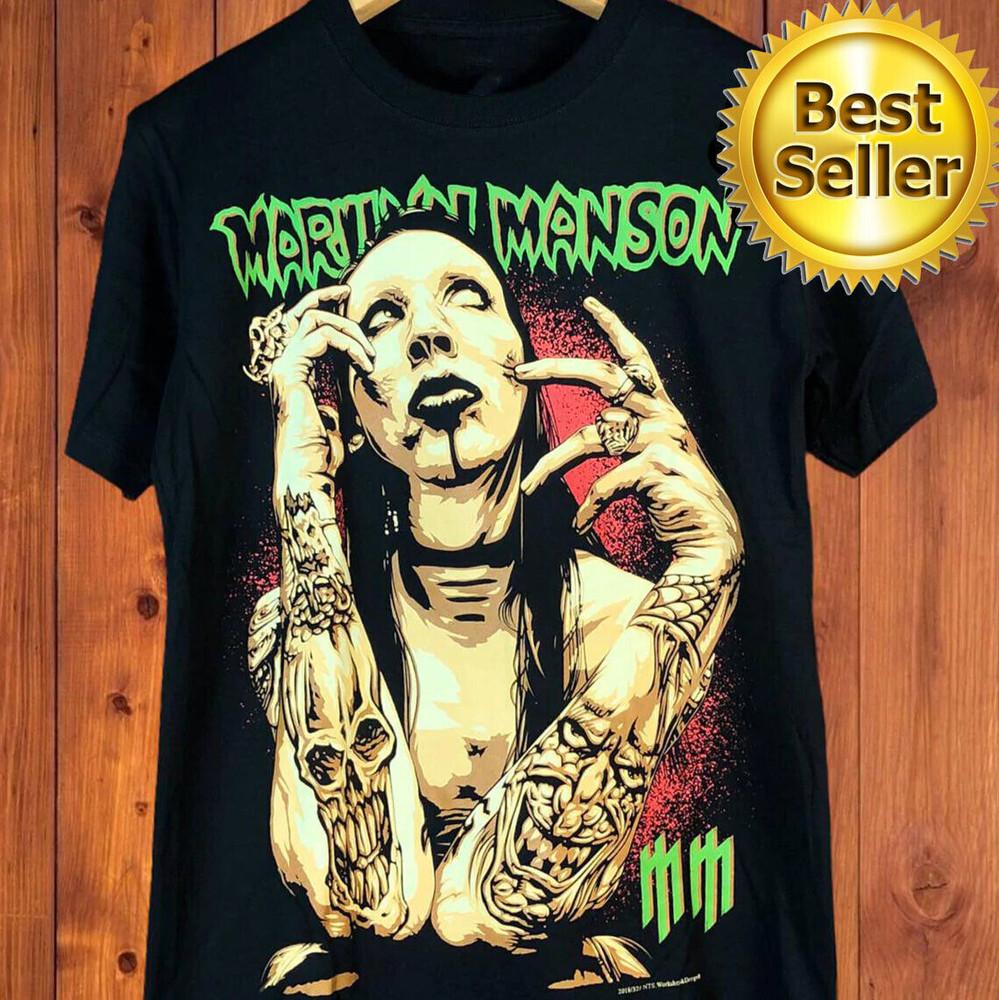 Marilyn Manson Tee New Vintage Marilyn Manson T Shirt for fans