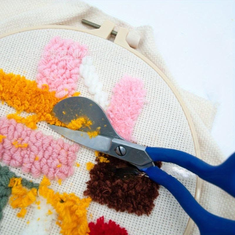 Entenschnabel-Scheren, Entenschnabel-Applikationsscheren, für Teppichflor, Teppich-Punch Entenschnabelscheren Tuftteppich Wollscheren Poke