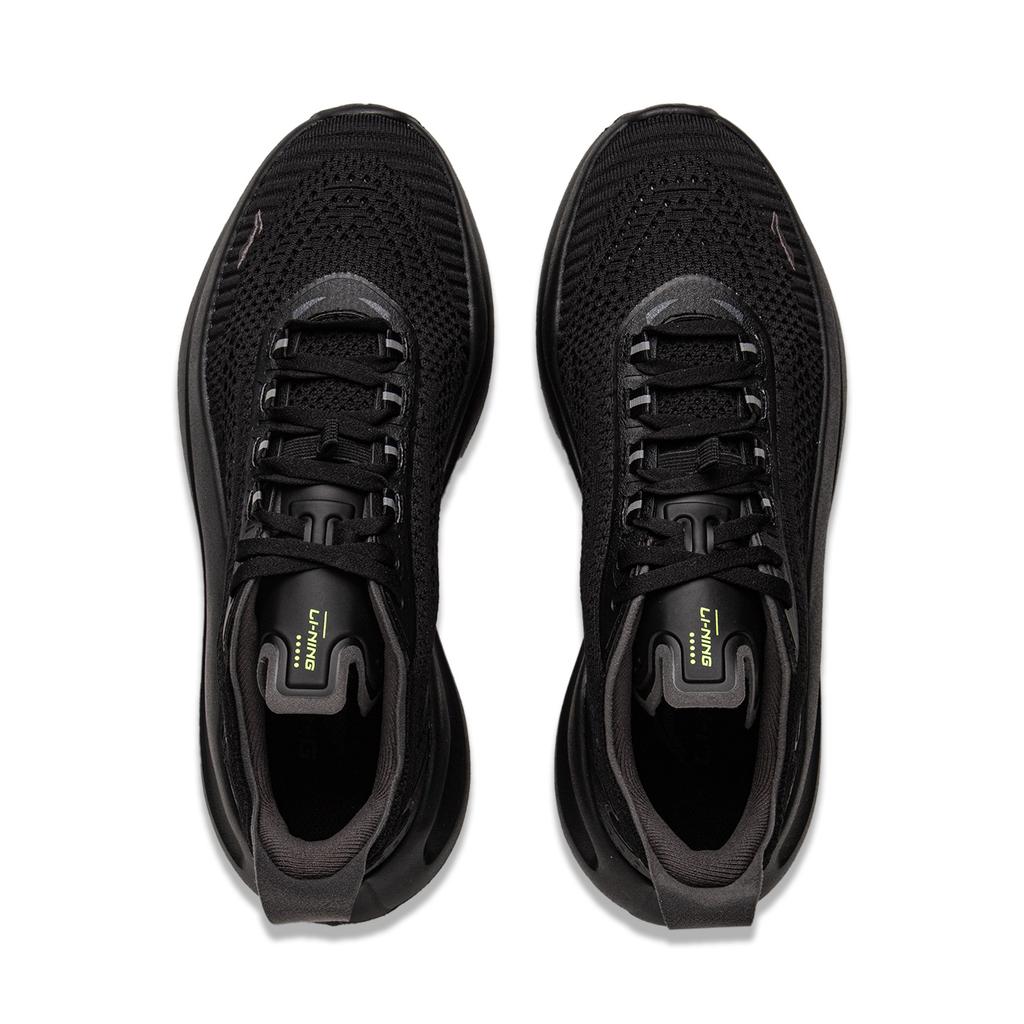 New LiNing Cloud Wave Cushioning, Slip Resistant, Abrasion Resistant, Lightweight Low Top Casual Shoes Men's Black AGLV023-5